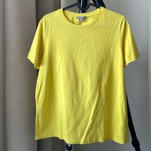 COS Very Yellow Cotton T-shirt